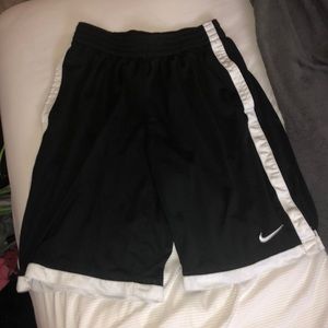 Black Nike basketball short